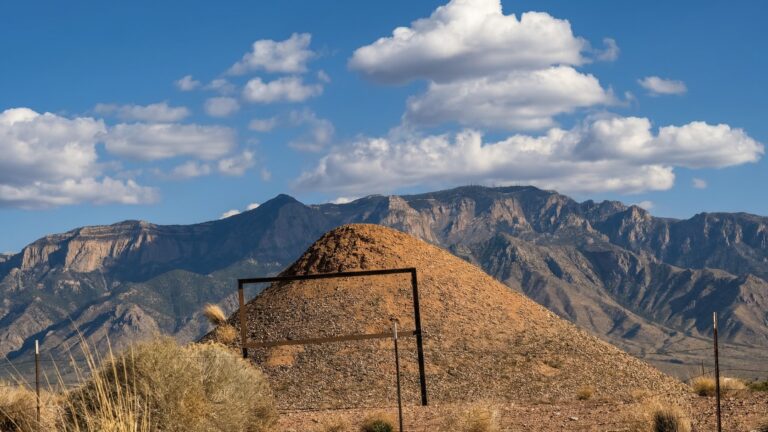 Sandia Mountains at dusk Albuquerque New Mexico